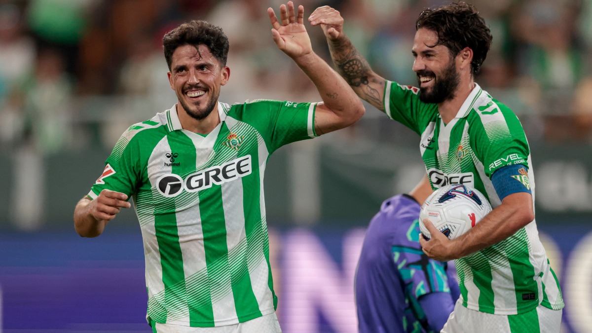 Alineación probable del Real Betis para enfrentarse al Inter de Milán