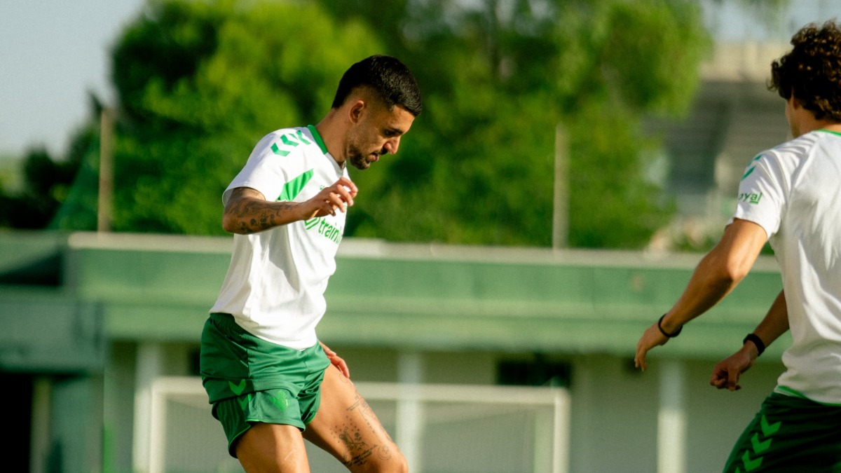 El Betis suma su último entrenamiento antes de enfrentarse al Real Madrid