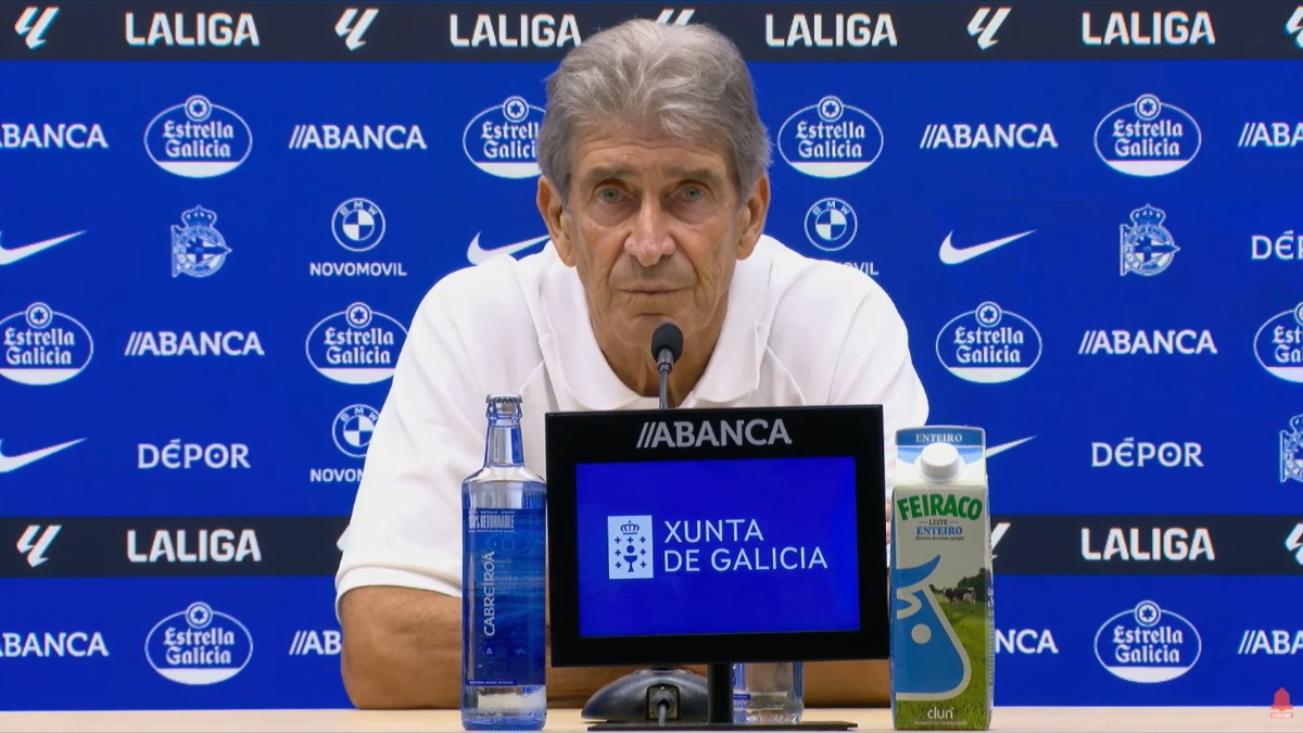 Manuel Pellegrini: "Me voy con la sensación de que el empate es justo"
