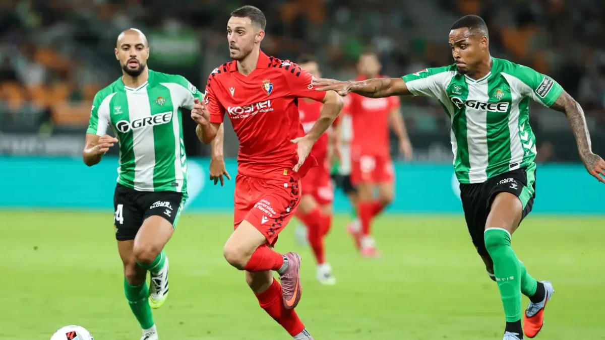 El Betis vuelve a La Cartuja con Osasuna como primera prueba