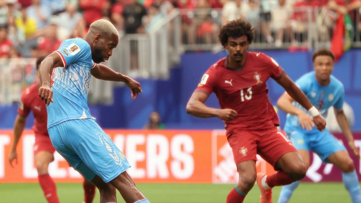 Buena actuación de Bakambu en el empate a uno entre el Congo y Portugal