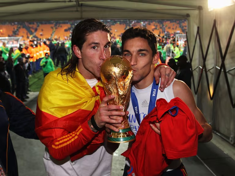 De Denilson a Montiel...pasando por Jesús Navas: los ocho campeones del mundo de Real Betis y Sevilla FC