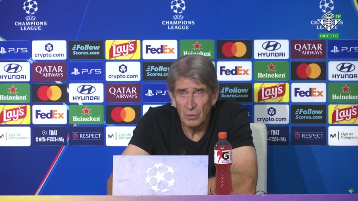 Manuel Pellegrini: "¿Mi renovación? El tema no está encima de la mesa"