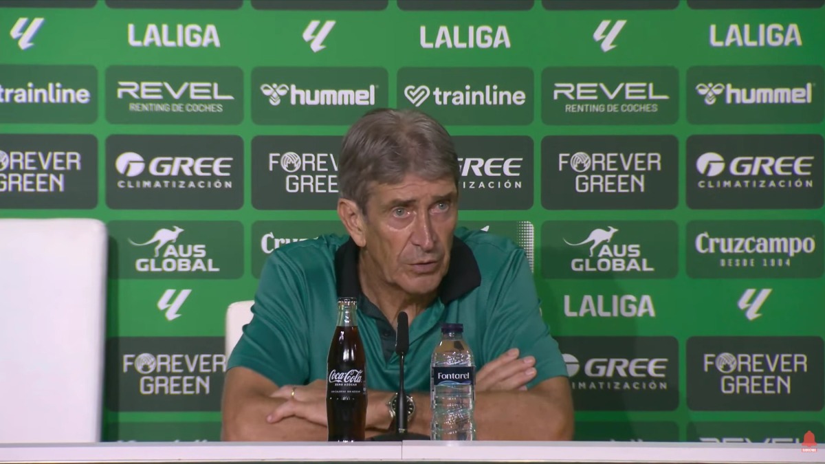 Manuel Pellegrini: "No ganamos el partido por el árbitro, sino porque concretamos una ocasión"