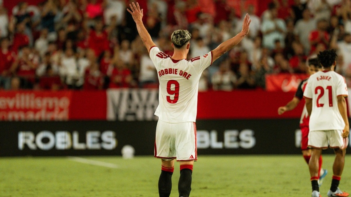 Robbie Ure, pólvora mojada en Sevilla... pero cuarto en la carrera por la Bota de Oro